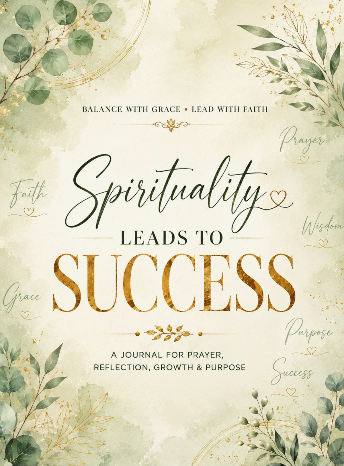 Spirituality Leads to Success | 161-Page Printed Guided Bible Journal