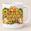 Sunshine Glam Coffee Mug | Grandma Glow-Up Collection – 12 oz